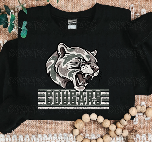 Custom Camo Mascot Spirit Wear