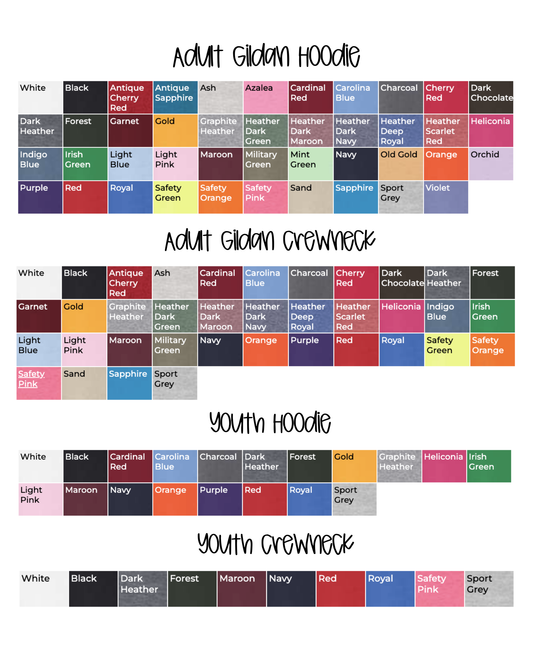 Custom School Spirit Shirt: Personalized Team Tee, Bella Canvas or Comfort Colors