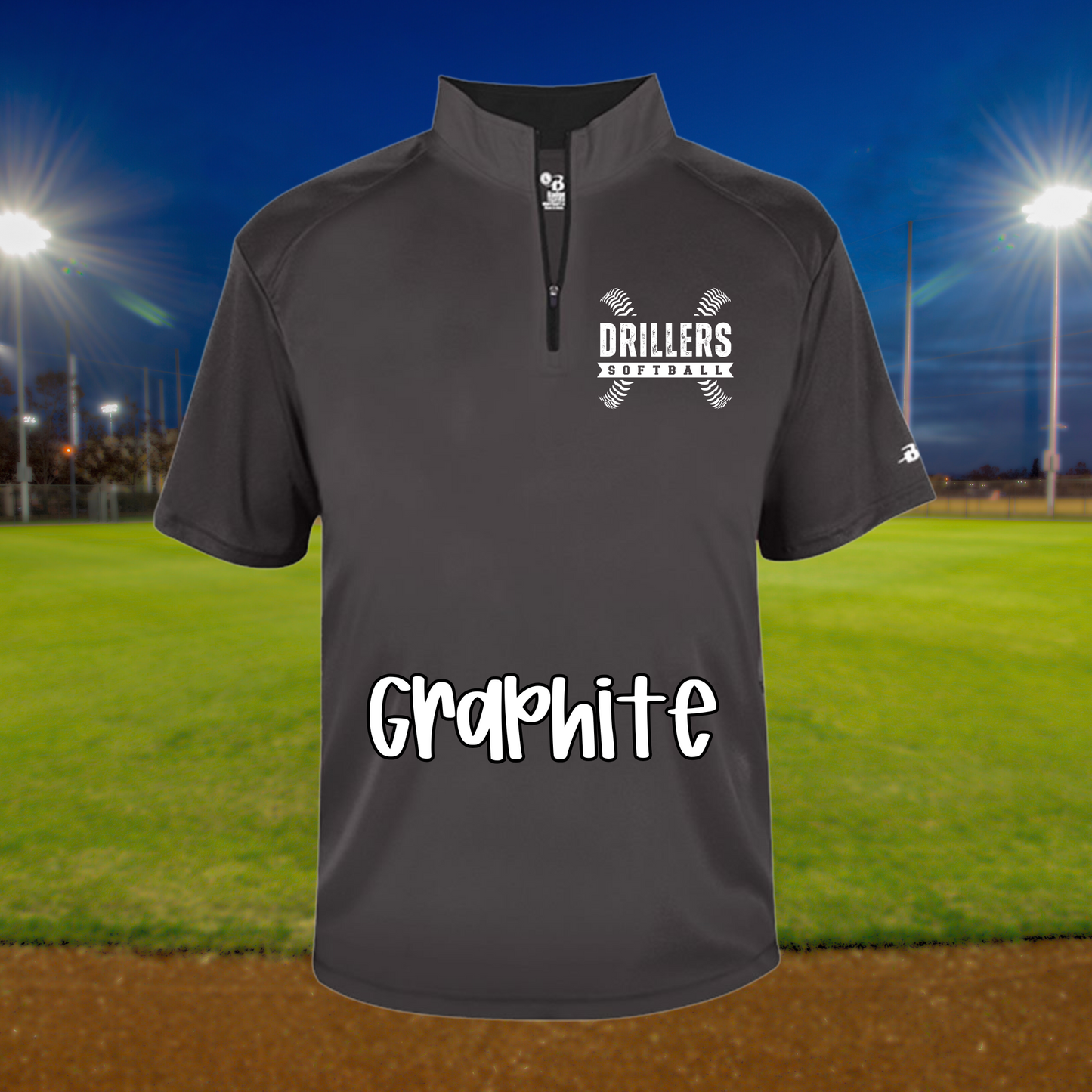 Quarter Zip Short Sleeve (badger)