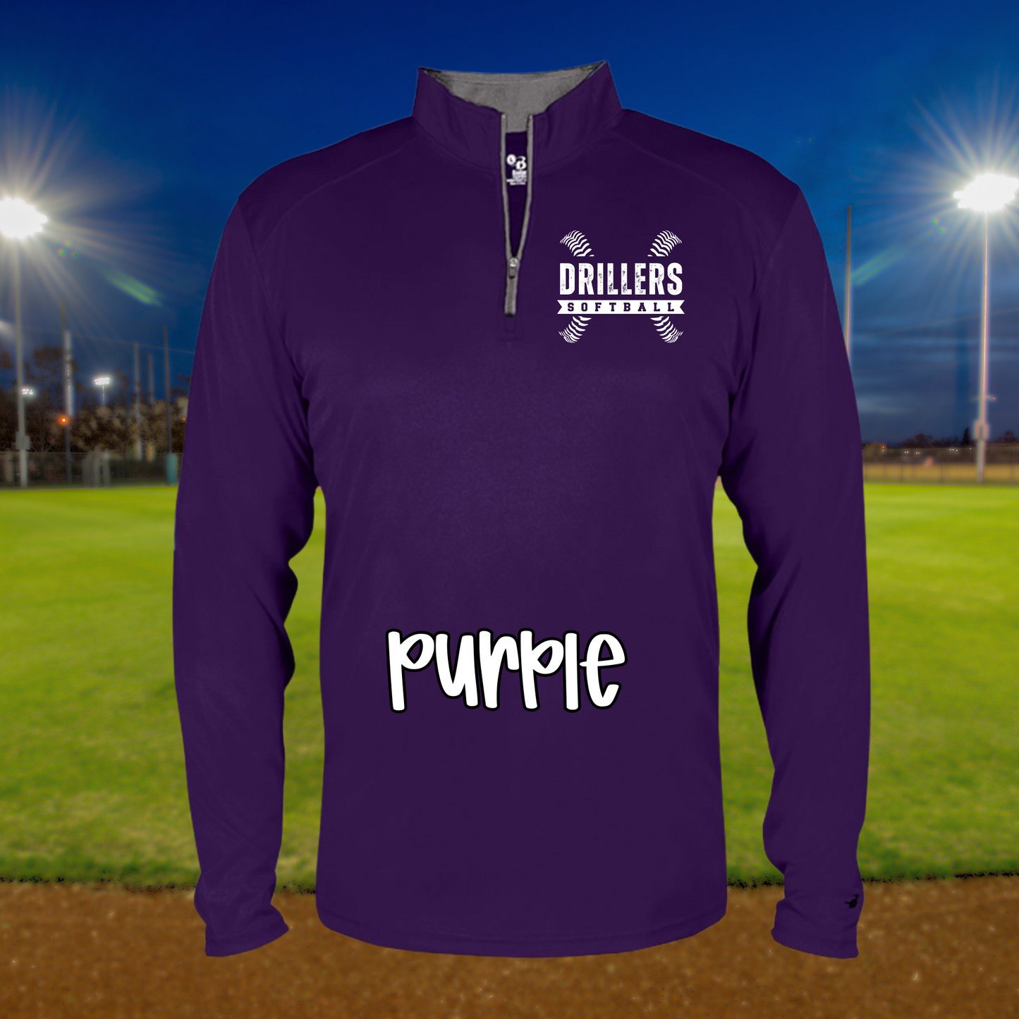 Quarter Zip Long Sleeve (badger)