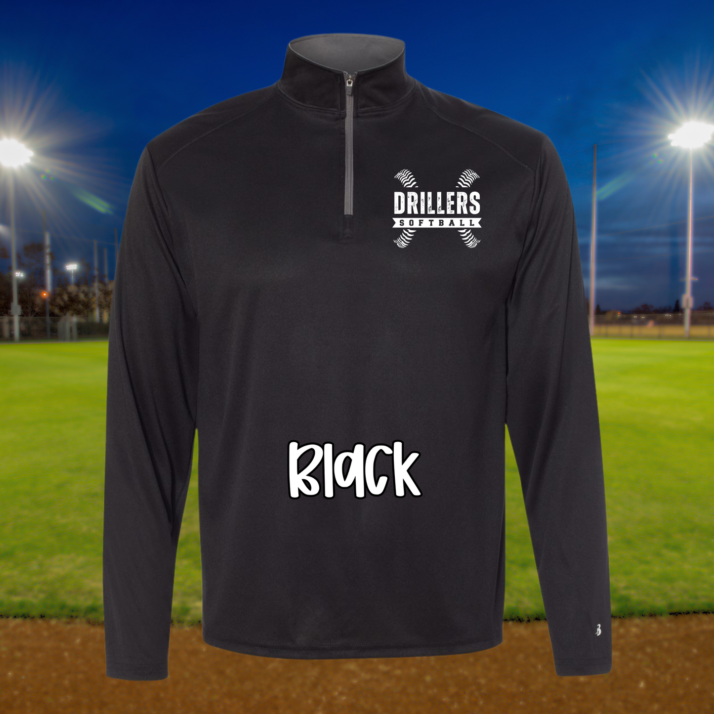 Quarter Zip Long Sleeve (badger)