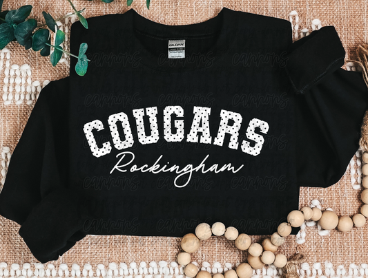 Custom Mascot Spirit Shirt – Dotted
