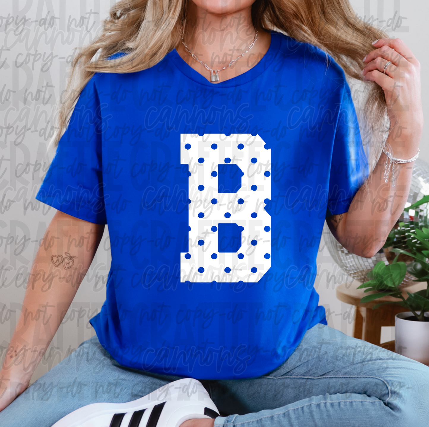 Custom Mascot Spirit Shirt – Dotted