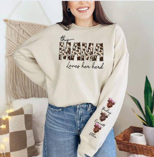 This Mama love her herd-sweatshirt