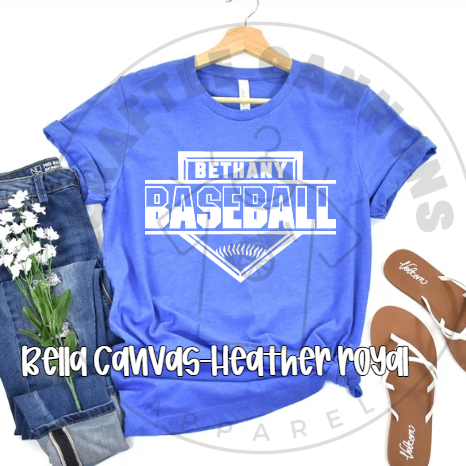 Bethany Baseball Home Plate-Custom name