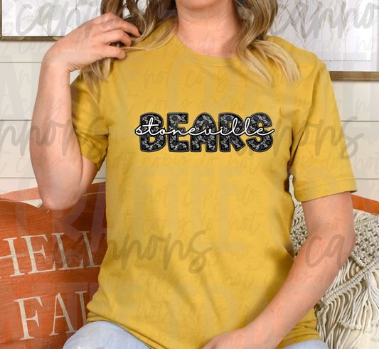 Custom Lace lettered Shirt