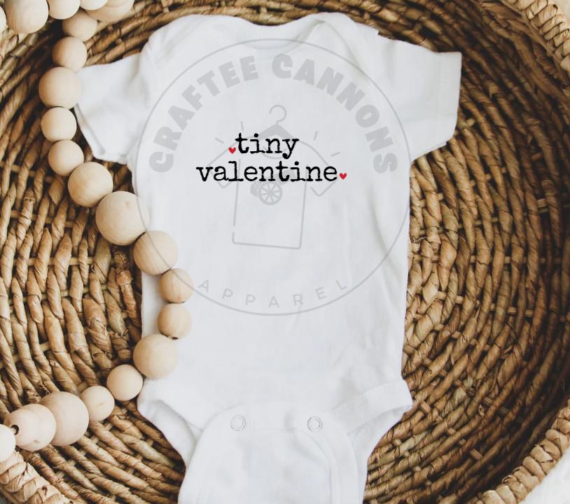 Tiny Valentine PNG, Cute Valentine’s Day SVG, Hand-Lettered Digital File, Cricut & Sublimation